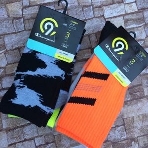 C9 Champion lot of 12 Youth Crew Socks Large